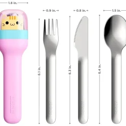 Zoku - Kids Pocket Utensil Set, Kitty Online