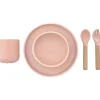 Zoli - conjunto de louças infantis de silicone 5Pk, rosa rosa Discount