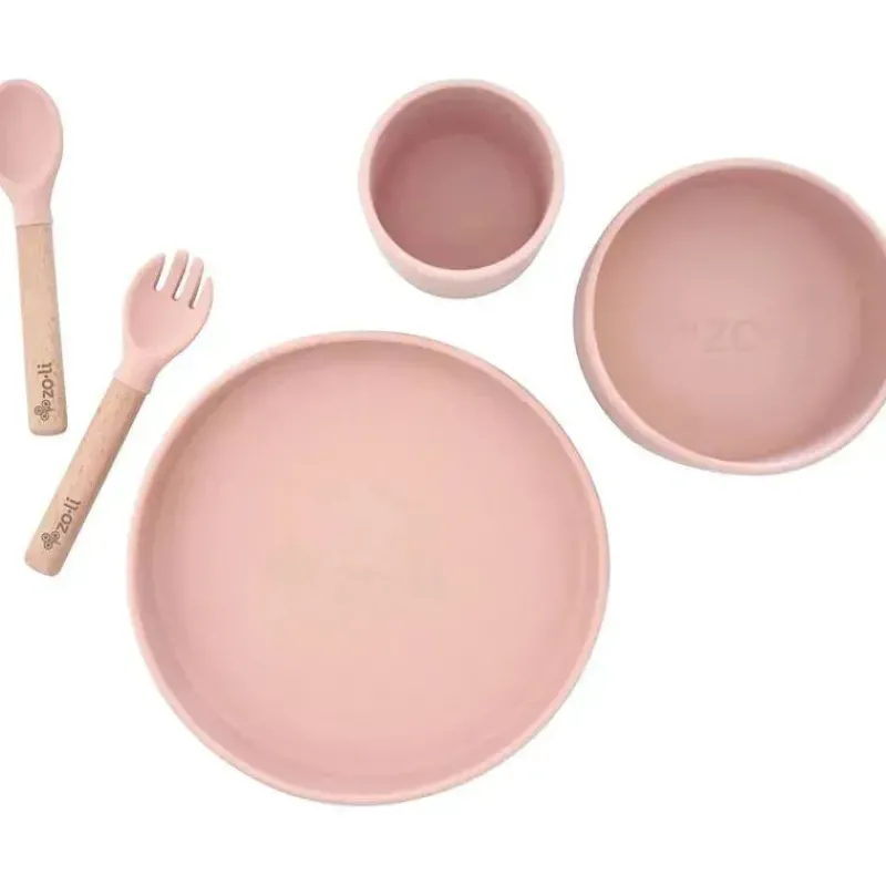 zoli__conjunto_de_louas_i_SKUaXJF2ZsT_4.webp Zoli - conjunto de louças infantis de silicone 5Pk, rosa rosa Discount