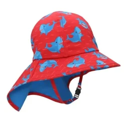 Zoocchini - Chapéu de Sol para Bebê/Criança, Tubarão Azul Outlet