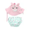 Zoocchini - Conjunto de fraldas de banho e chapéu de sol, Allie, o alicórnio Outlet