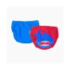 Zoocchini - Conjunto de fraldas de banho 2Pk de malha, Tubarão Outlet