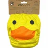 Zoocchini - Pato de fralda de pano com 2 unidades de inserção tamanho único Hot