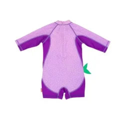 Zoocchini - Terno de surf de uma peça para bebê menina, sereia Fashion