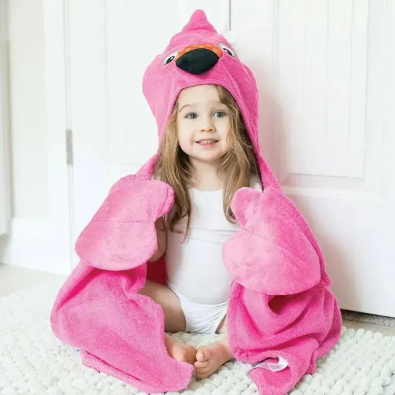 zoocchini__toalha_infanti_SKUEUQaZJE5_2.webp Zoocchini - toalha infantil com capuz, flamingo Discount